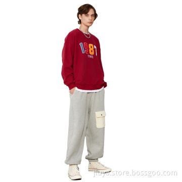 100% Cotton Men Anti-wrinkle Breathable Sportswear Hoodie